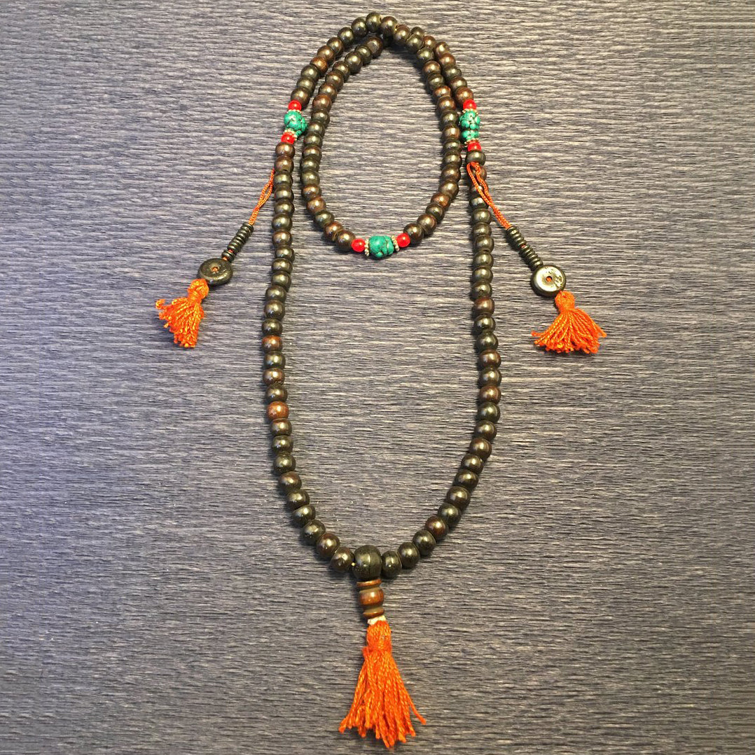 Spiritual Connection Mala Beads, 108 Mala Necklace, Buddhist Prayer Beads,  Reiki Charged Mala.