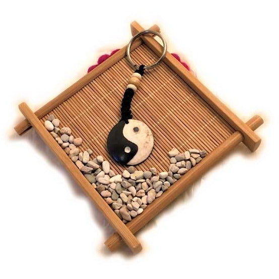 Tibetan Key chain: Yin & Yang