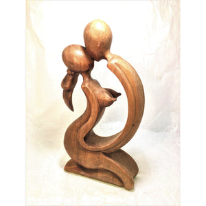 Wooden Lover statue/XL