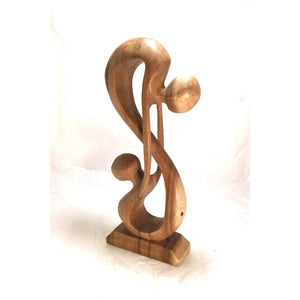 Wooden Lover Statue/A