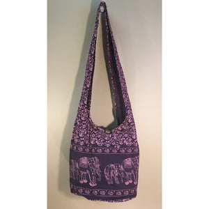 Unisex Hippie Sling Crossbody Cotton Bag