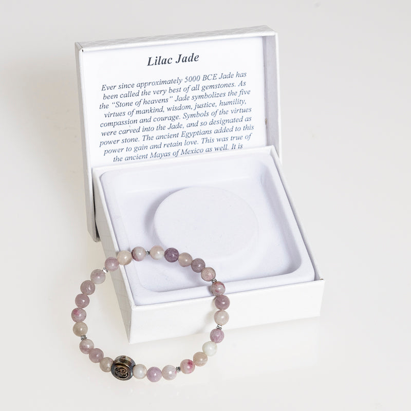 Lilac Jade Bracelet: Small